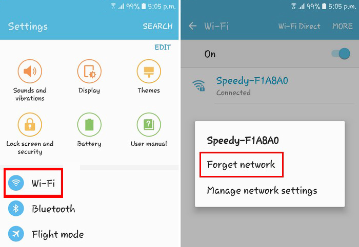 authentication problem with wifi