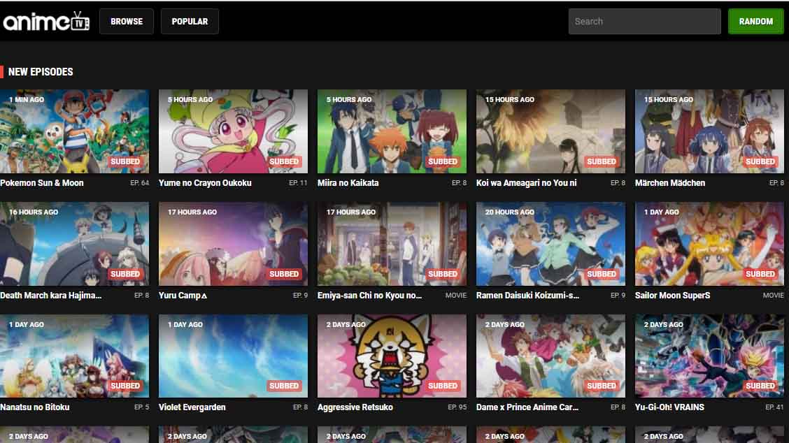 anime sites