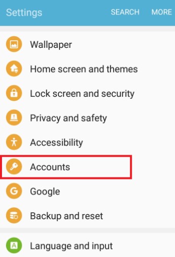 Samsung Account Session Expired