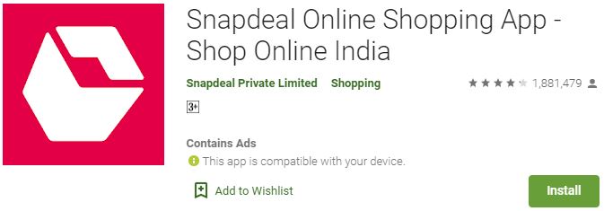 Download Snapdeal For Windows