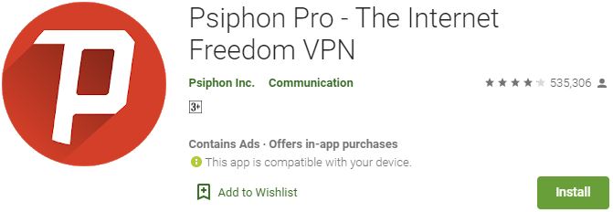 Download Psiphon Pro For Windows PC