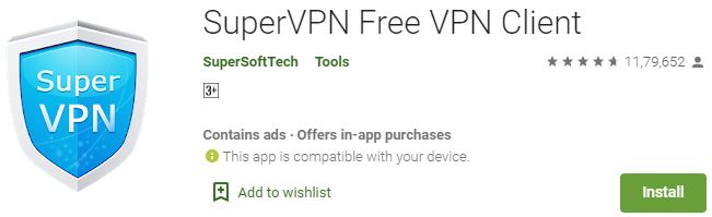 Download Super VPN For Windows