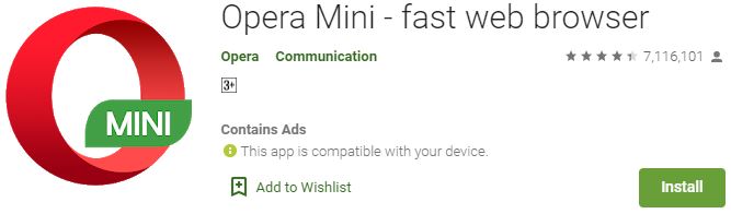 Opera Mini for Windows PC