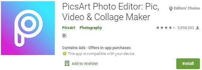 PicsArt Photo Editor For Windows