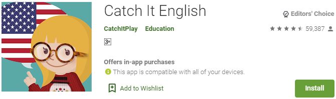 Download Catch It English  For Windows