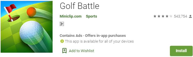 Download Golf Battle  For Windows