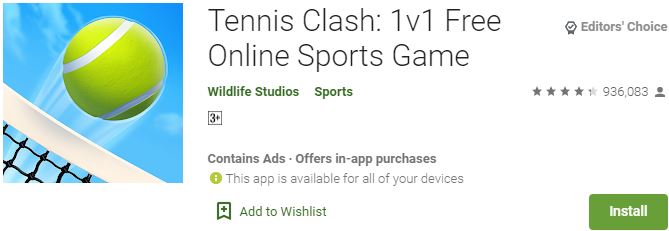 Download Tennis Clash For Windows