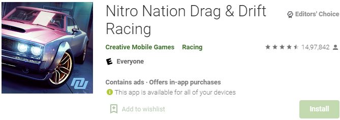 Download Nitro Nation Drag & Drift Racing  For Windows