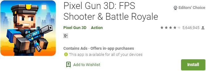 Download Pixel Gun 3D For Windows