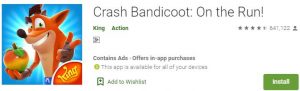 Download Crash Bandicoot On the Run! For Windows
