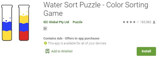 Download Water Sort Puzzle For Windows