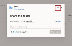 Disable viewer info for a particular dropbox folder or file - Step 2