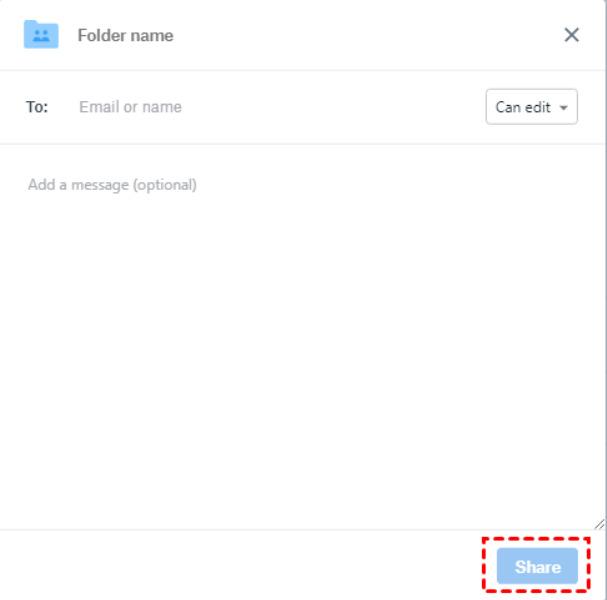 How to link and move files between two dropbox accounts - Step 4