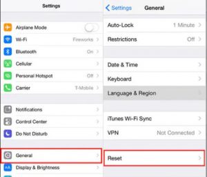 Reset Network Settings On Iphone - Step 1