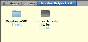 Uninstall dropbox from contextual menu on Mac - Step 3